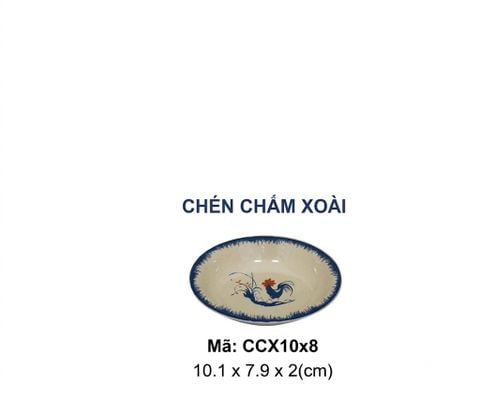 Chén Chấm Xoài CCX10x8 Đồng Quê