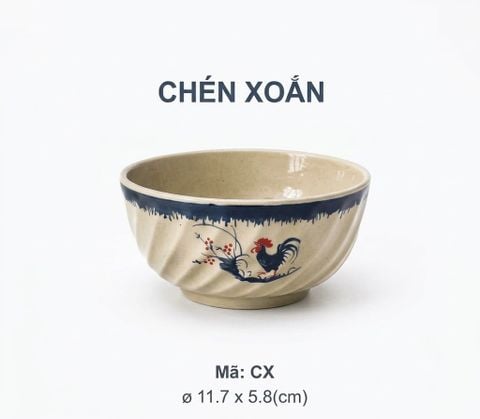 Chén Cơm Xoắn CX Đồng Quê