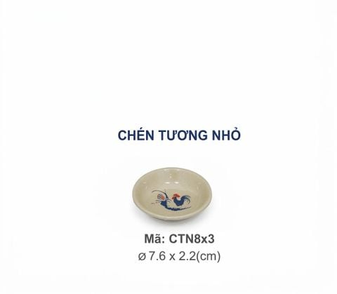 Dĩa Tương Nhỏ CTN8x3 Đồng Quê