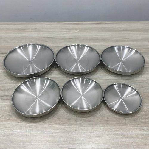 Dĩa 2 Lớp Inox 304