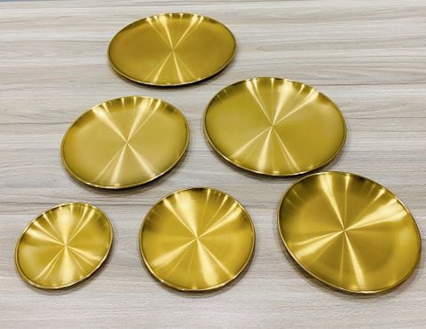 Dĩa Inox Vàng Hàn Quốc