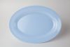 Dĩa Oval Vân Đá Blue Pastel