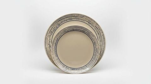 Dĩa Tròn Ảo Nâu Đá Horeca