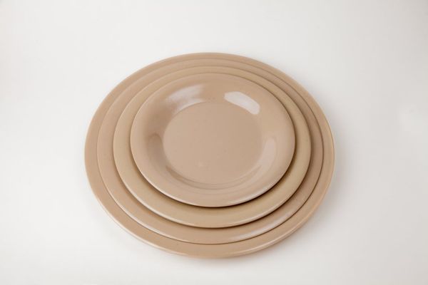 Dĩa Tròn Dây Màu Nâu Fataco