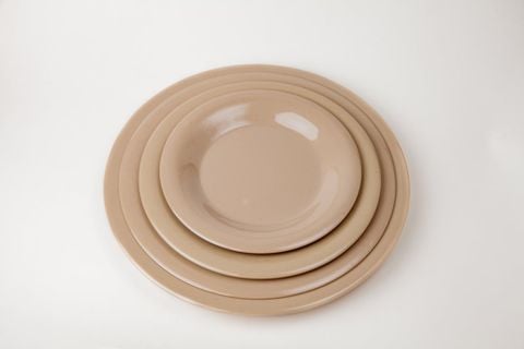 Dĩa Tròn Dây Màu Nâu Fataco