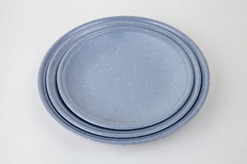 Dĩa Tròn Nhám Xám