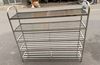 Kệ Giày Dép Inox Hộp Vuông 5 Tầng Ngang 1m Không Hàng Rào