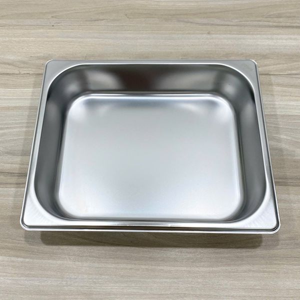 Khay Inox 1/2 Cao Cấp – 3 Size 65mm, 100mm, 150mm, 200mm