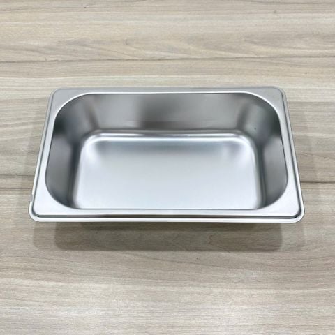 Khay Inox 1/4 Cao Cấp – 3 Size 65mm, 100mm, 150mm, 200mm