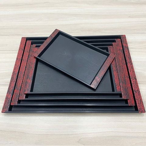 Khay Nhật JB Vân Gỗ – Phụ Kiện Phục Vụ Mang Đậm Phong Cách Nhật Bản