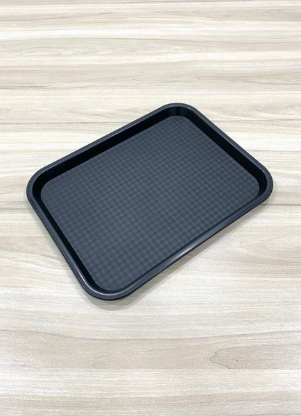 Khay Nhựa Đen JB Phục Vụ Nhiều Size Cho Nhà Hàng, Căn Tin, Quán Ăn