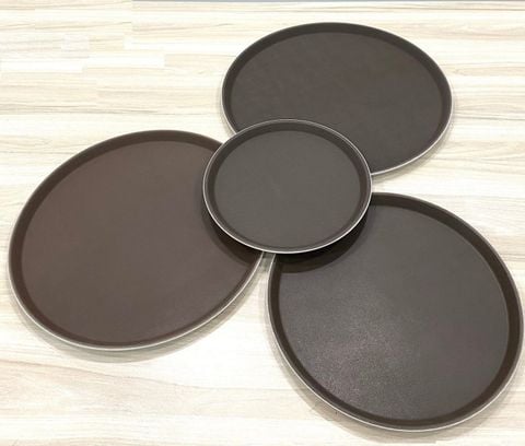 Khay Nhựa Tròn Chống Trượt