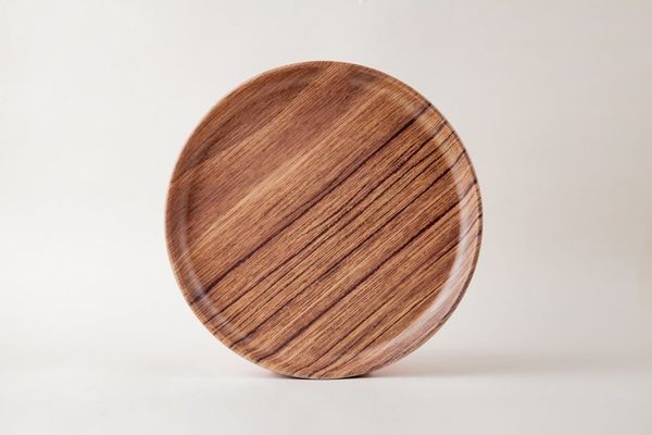 Khay Tròn DT63 Vân Gỗ