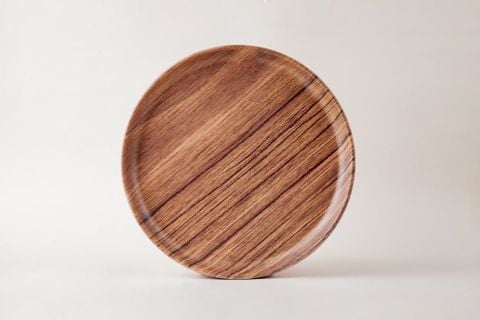 Khay Tròn DT63 Vân Gỗ