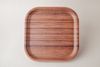 Khay Vuông Vân Gỗ