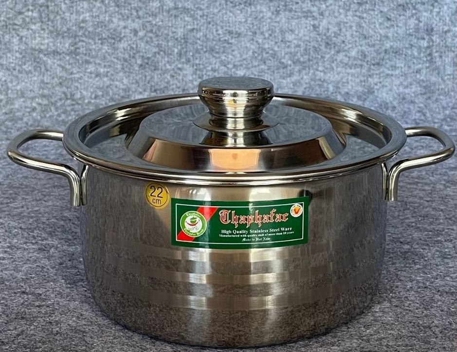 Nồi Inox 304 Quai Cọng Dày Thaphafac