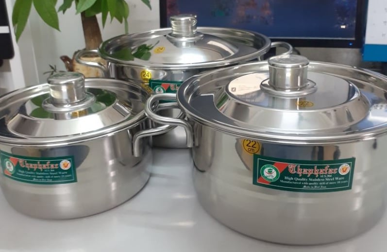 Nồi Inox 304 Quai Cọng Dày Thaphafac