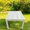 Bàn Nhựa Chữ Nhật 60x80, 120x80, 180x80 Khung Sắt | Bàn Nhựa Outdoor Cao Cấp
