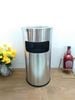 Thùng Rác Inox Tròn Gạt Tàn