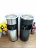 Thùng Rác Inox Tròn Gạt Tàn
