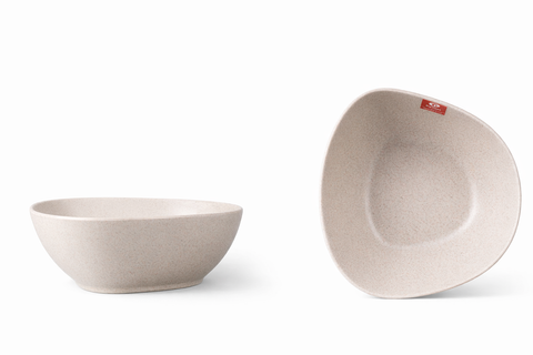 Tô Oval Nhám Light Brown