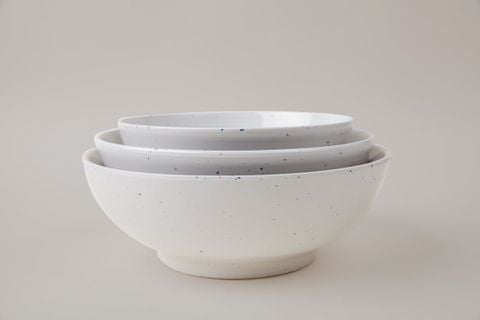 Tô Tròn Cạn Vân Đá Cát Trắng