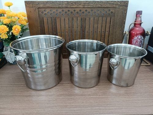 Xô Đá Inox Gù