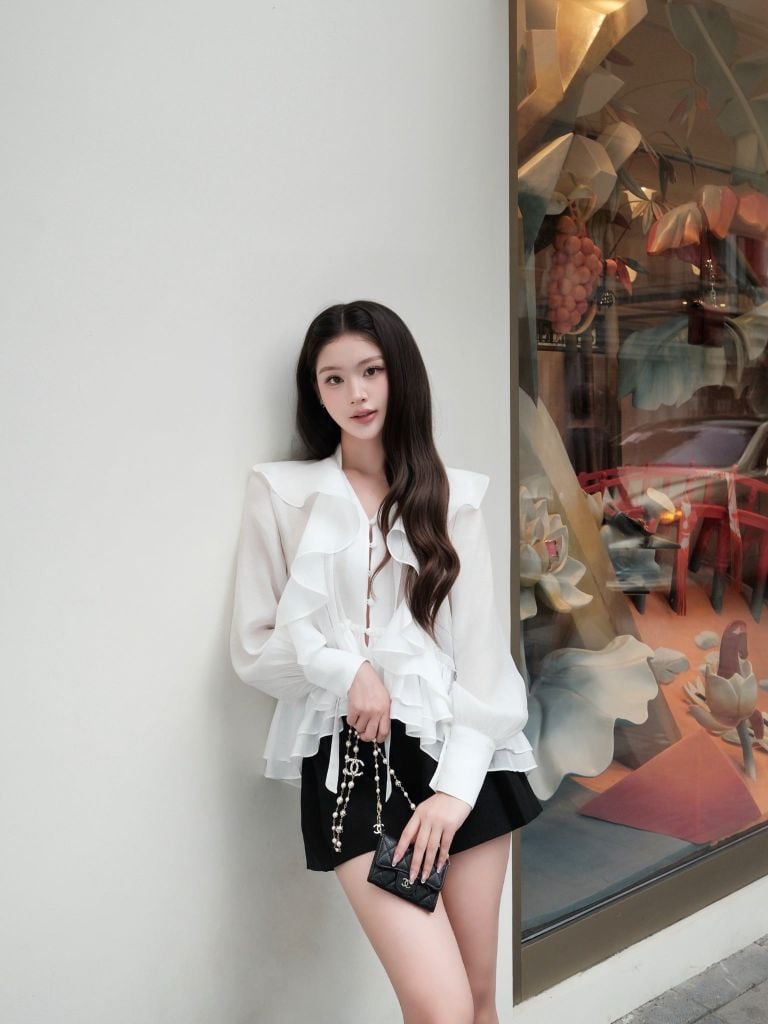 Irene Shirt - Sơmi chiffon tay bồng