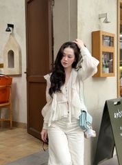 Irene Shirt - Sơmi chiffon tay bồng