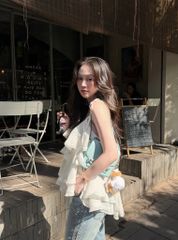Mie Cami - Áo 2 dây tơ phối ren