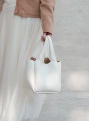 Ella Bucket Handbag - Túi xách da bucket nữ