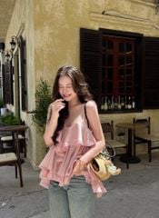 Mie Cami - Áo 2 dây tơ phối ren