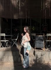 Mie Cami - Áo 2 dây tơ phối ren