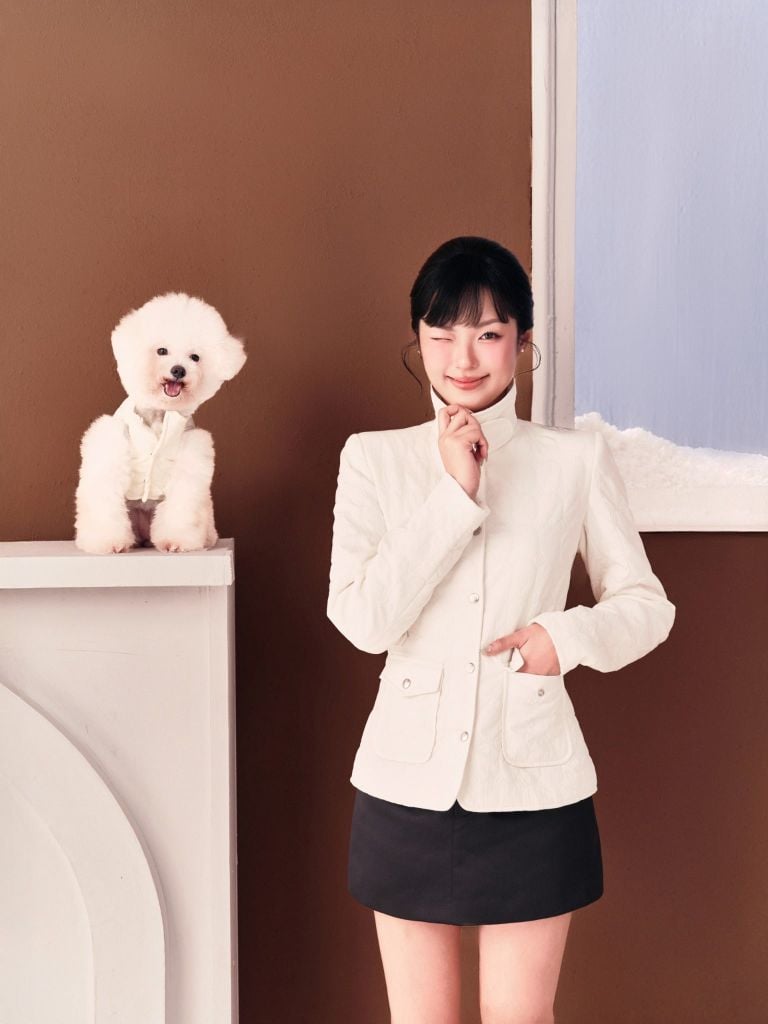 Anna Coat -  Áo khoác trần bông