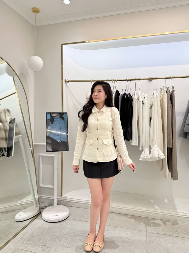 Anna Coat -  Áo khoác trần bông