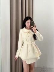 Blanc Coat -  Áo khoác kèm đai