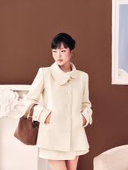 Blanc Coat -  Áo khoác kèm đai