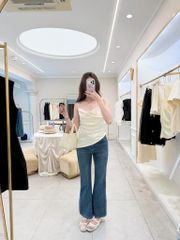 Celeste Cami - Áo 2 dây lụa cổ đổ