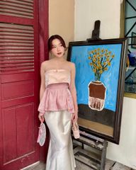 Giao Mẫn - Áo quây xếp ly