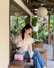 Magnolia Top - Áo trễ vai bèo nhún