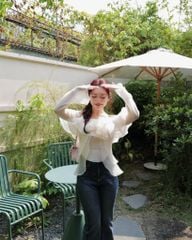 Magnolia Top - Áo trễ vai bèo nhún