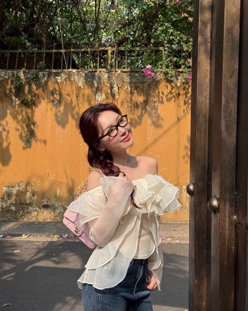 Magnolia Top - Áo trễ vai bèo nhún