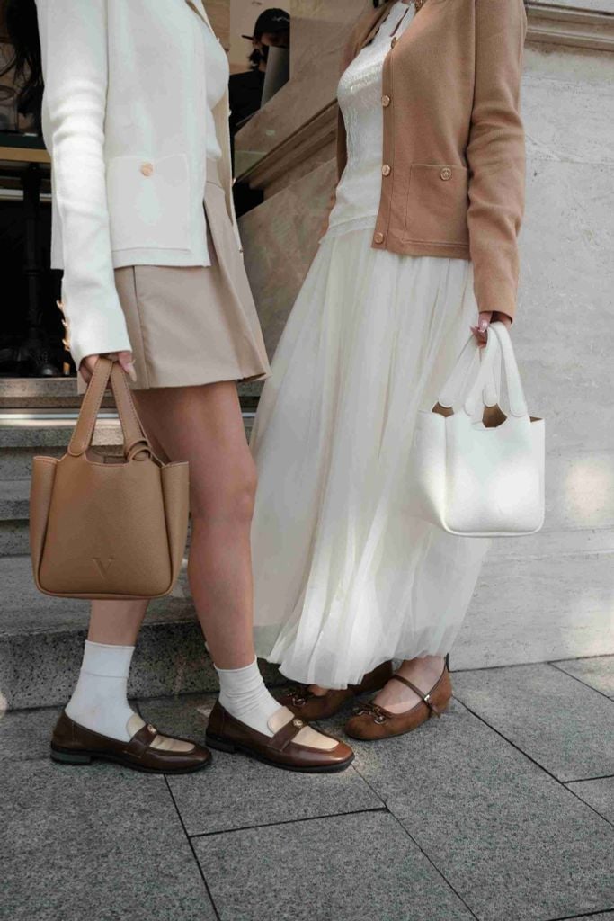 Ella Bucket Handbag - Túi xách da bucket nữ