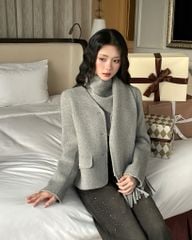 Elise Coat - Áo khoác cổ V