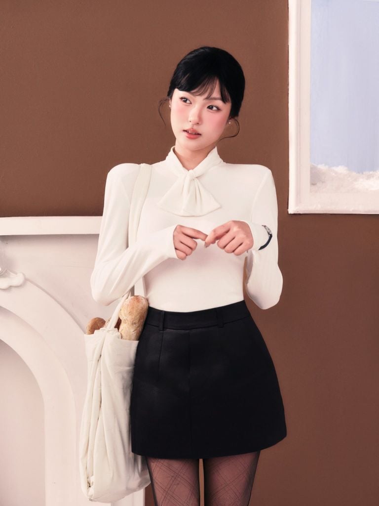 Emma Top -  Áo ôm trắng