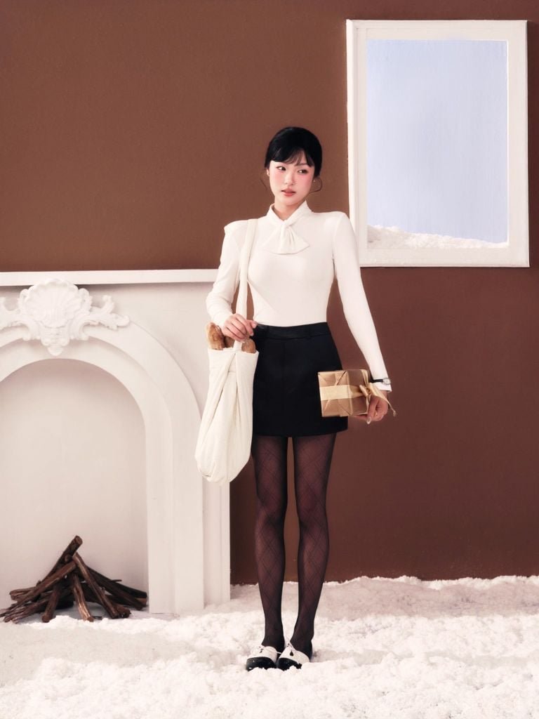 Emma Top -  Áo ôm trắng