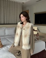 Noelle Jumper - Áo len cổ tim