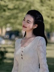 Fiona Dress - Váy ren hoa