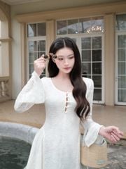 Fiona Dress - Váy ren hoa