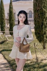 Fiona Dress - Váy ren hoa